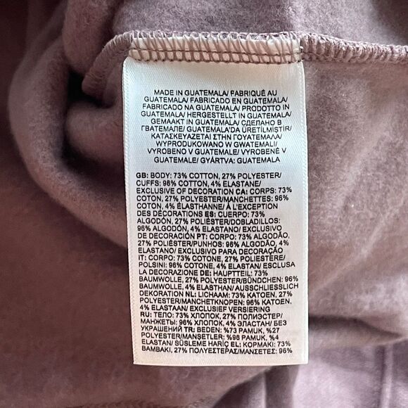 NWT The North Face Evolution‎ Hi-Lo Cropped Relaxed Hoodie Fawn Grey, Women's XL - Picture 5 of 6